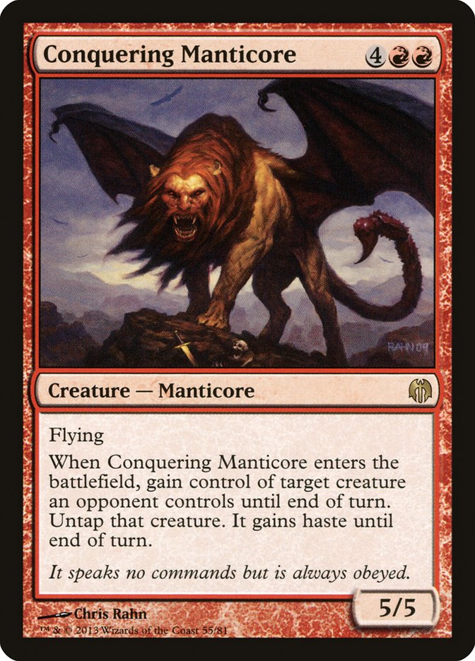 Conquering Manticore [Duel Decks: Heroes vs. Monsters] | Gamer Loot