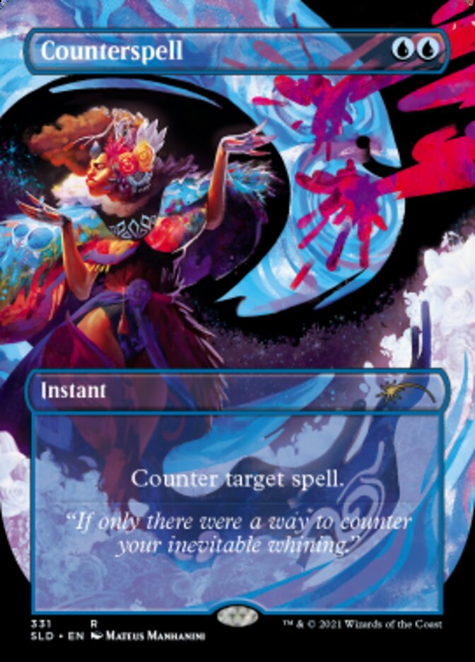 Counterspell (Borderless) [Secret Lair Drop Series] | Gamer Loot