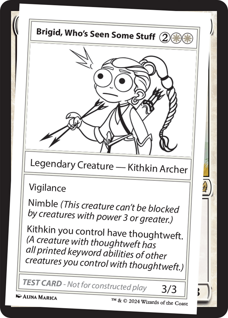 Brigid, Who's Seen Some Stuff [Mystery Booster 2 Playtest Cards] | Gamer Loot