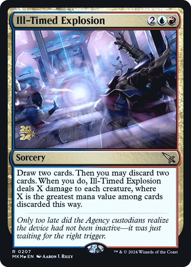 Ill-Timed Explosion [Murders at Karlov Manor Prerelease Promos] | Gamer Loot