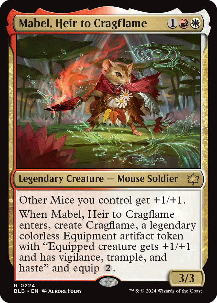 Mabel, Heir to Cragflame [Bloomburrow] | Gamer Loot