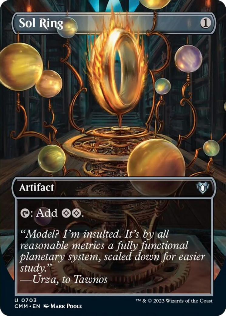 Sol Ring (Borderless Alternate Art) [Commander Masters] | Gamer Loot