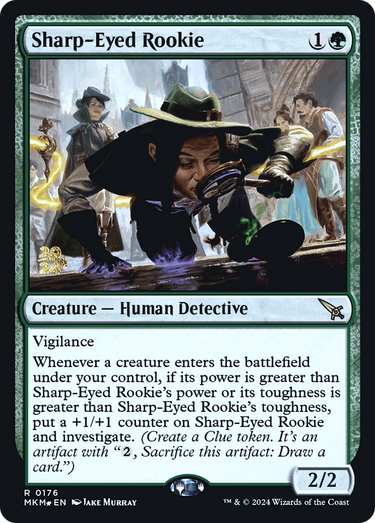 Sharp-Eyed Rookie [Murders at Karlov Manor Prerelease Promos] | Gamer Loot