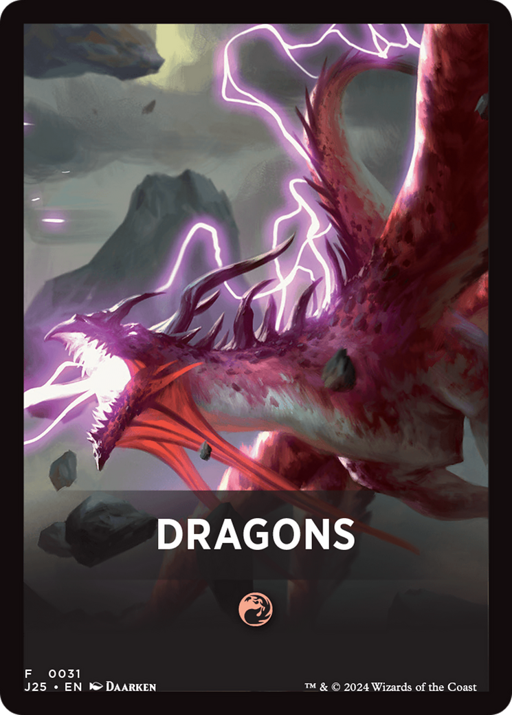 Dragons Theme Card [Foundations Jumpstart Front Cards] | Gamer Loot