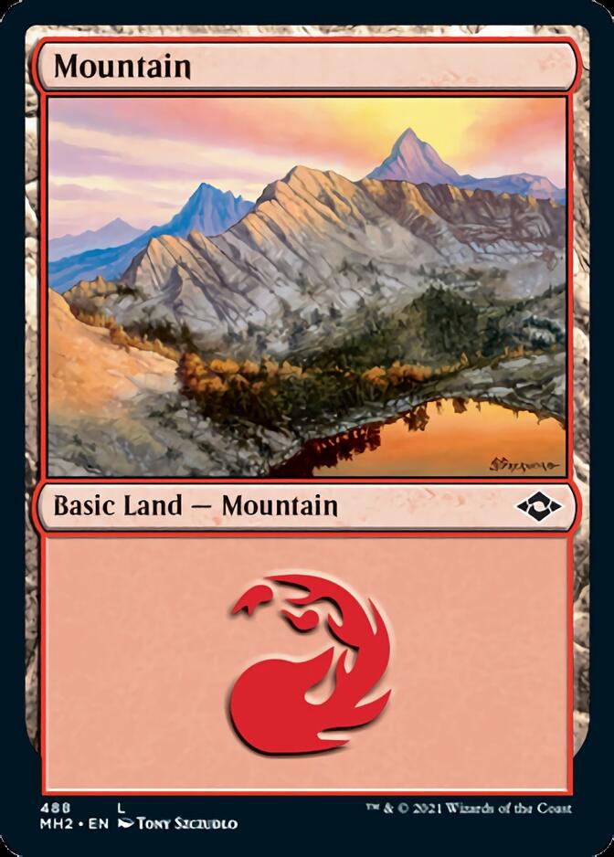Mountain (488) (Foil Etched) [Modern Horizons 2] | Gamer Loot
