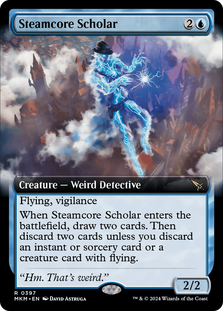 Steamcore Scholar (Extended Art) [Murders at Karlov Manor] | Gamer Loot