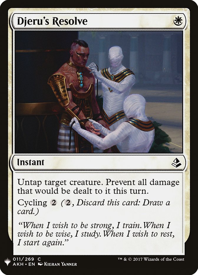 Djeru's Resolve [Mystery Booster] | Gamer Loot