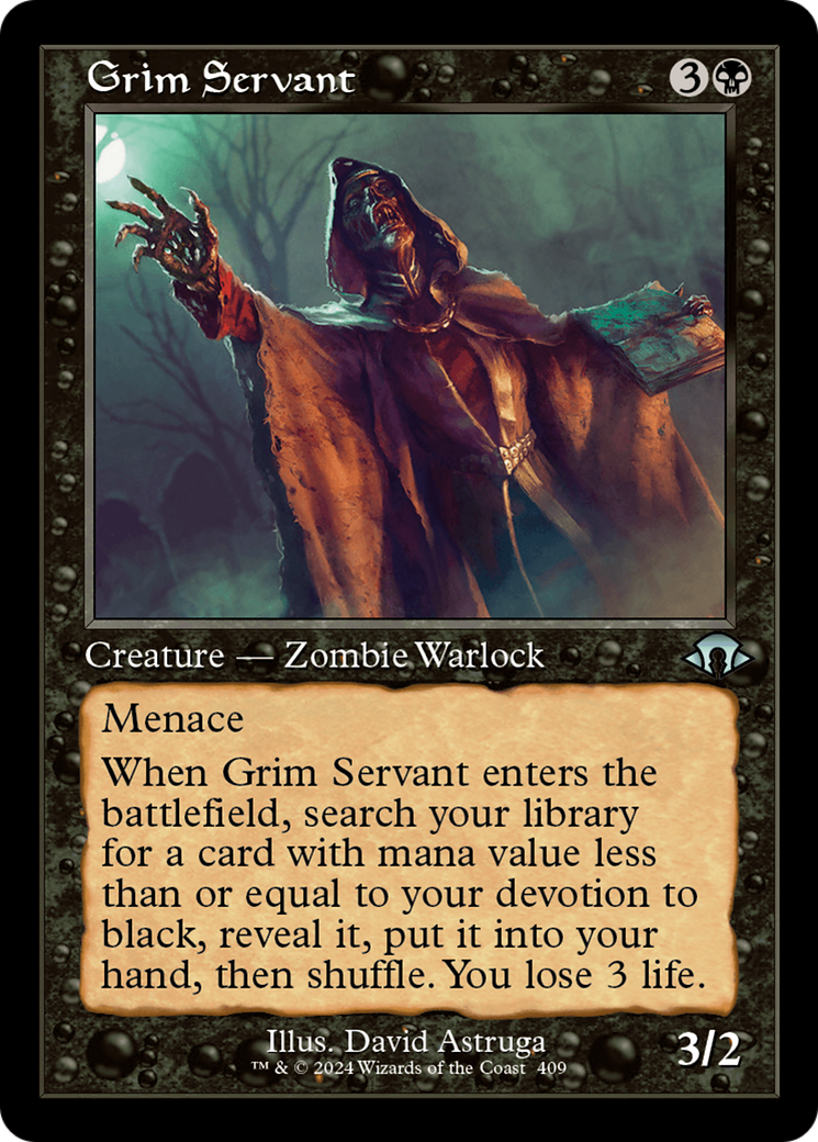 Grim Servant (Retro) [Modern Horizons 3] | Gamer Loot