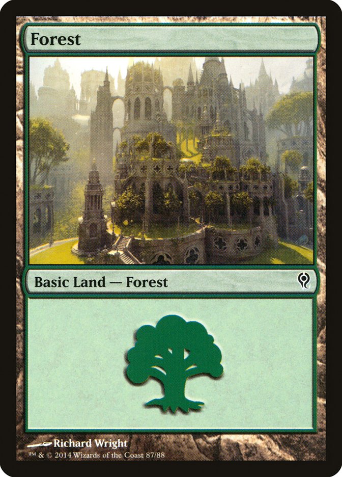 Forest (87) [Duel Decks: Jace vs. Vraska] | Gamer Loot