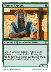 Veteran Explorer (White Border) [Mystery Booster 2] | Gamer Loot