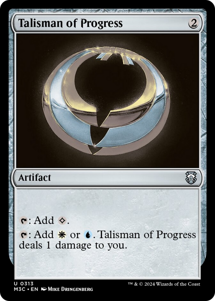 Talisman of Progress (Ripple Foil) [Modern Horizons 3 Commander] | Gamer Loot