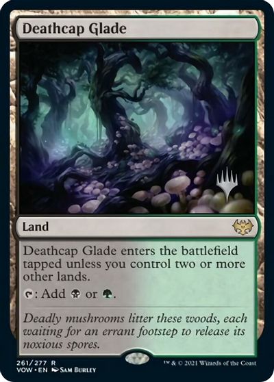 Deathcap Glade (Promo Pack) [Innistrad: Crimson Vow Promos] | Gamer Loot