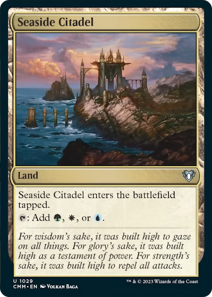 Seaside Citadel [Commander Masters] | Gamer Loot