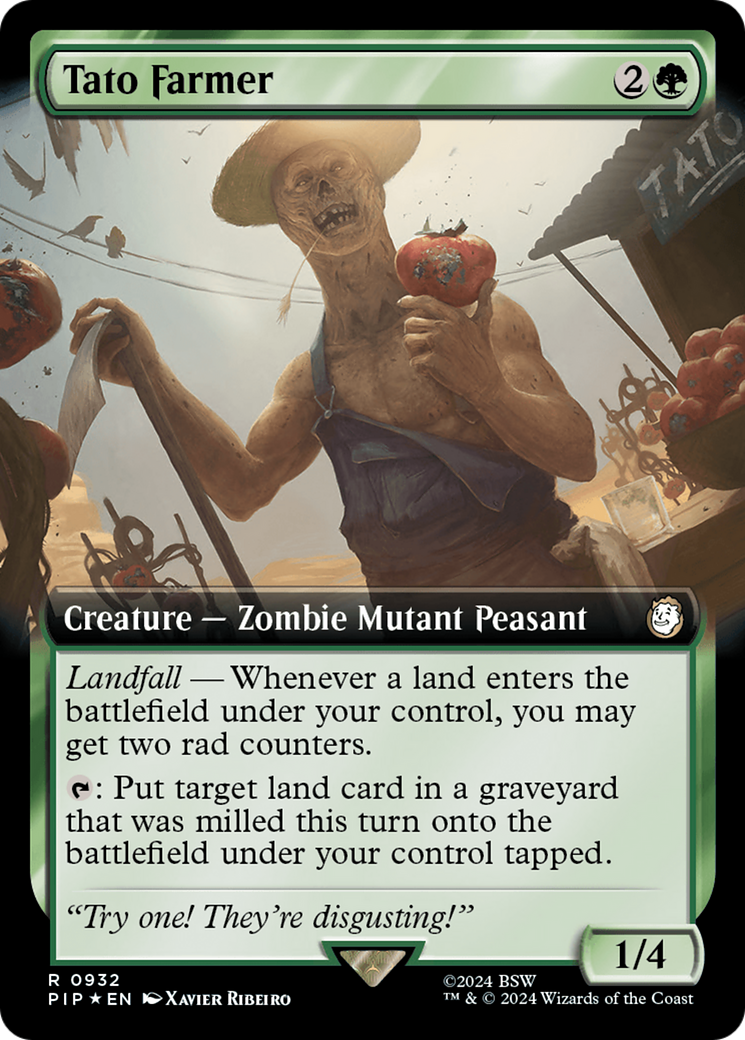 Tato Farmer (Extended Art) (Surge Foil) [Fallout] | Gamer Loot