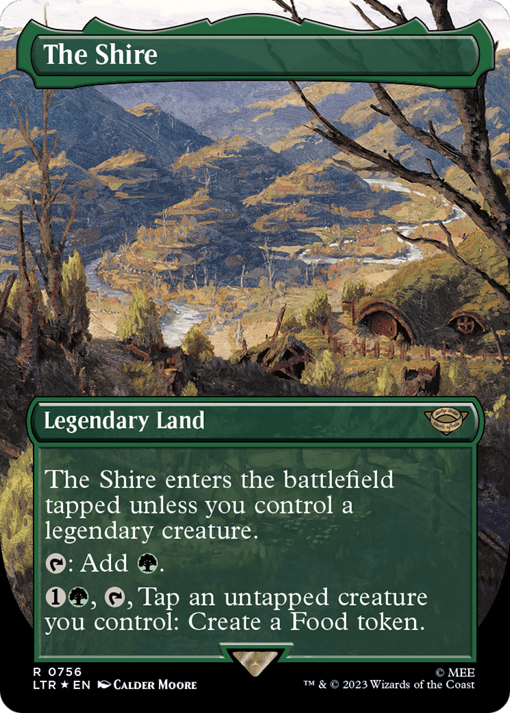 The Shire (Borderless) (Surge Foil) [The Lord of the Rings: Tales of Middle-Earth] | Gamer Loot