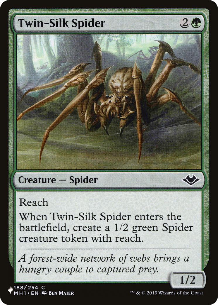 Twin-Silk Spider [The List Reprints] | Gamer Loot