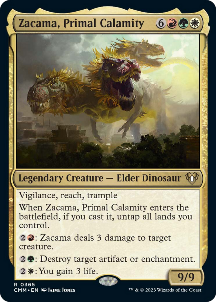 Zacama, Primal Calamity [Commander Masters] | Gamer Loot