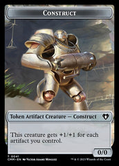 Elemental (0026) // Construct (0041) Double-Sided Token [Commander Masters Tokens] | Gamer Loot