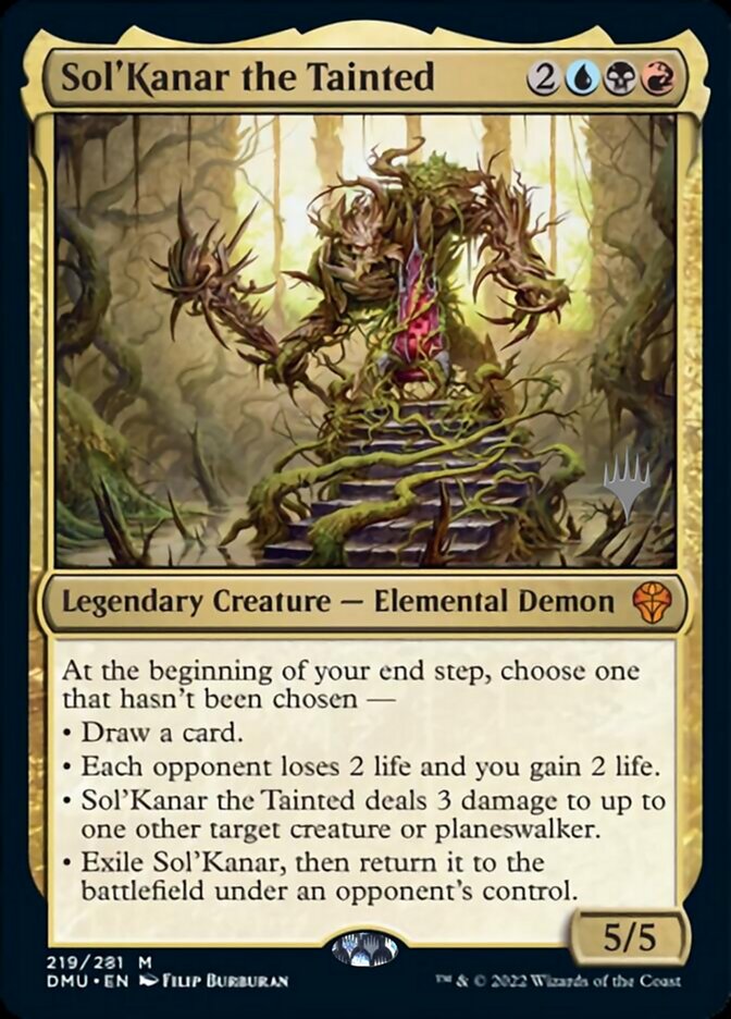 Sol'Kanar the Tainted (Promo Pack) [Dominaria United Promos] | Gamer Loot