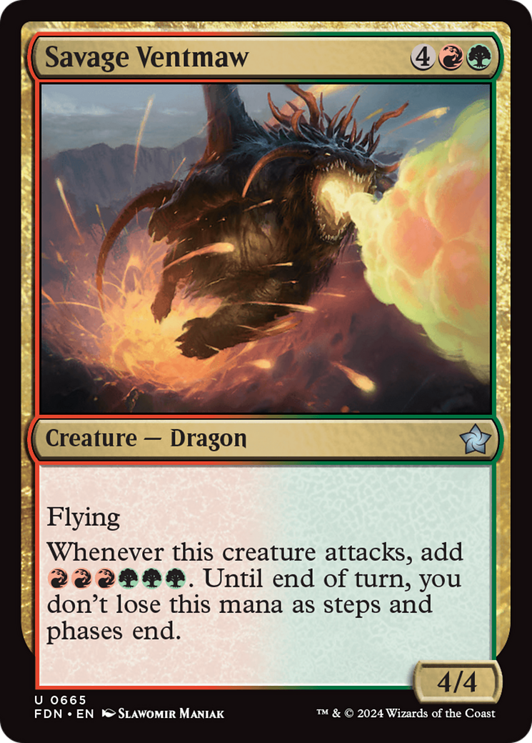 Savage Ventmaw [Foundations] | Gamer Loot