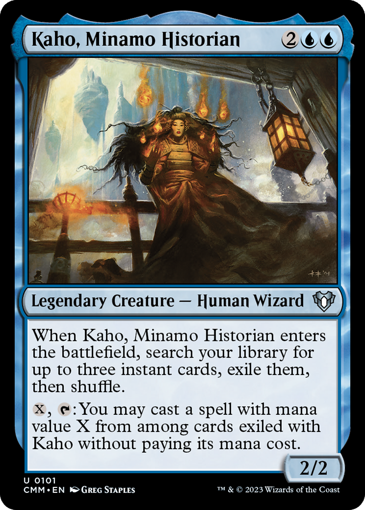 Kaho, Minamo Historian [Commander Masters] | Gamer Loot