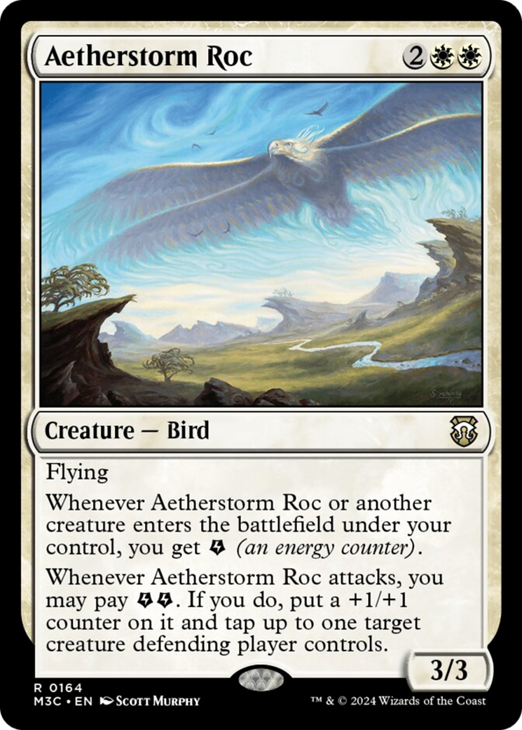 Aetherstorm Roc (Ripple Foil) [Modern Horizons 3 Commander] | Gamer Loot