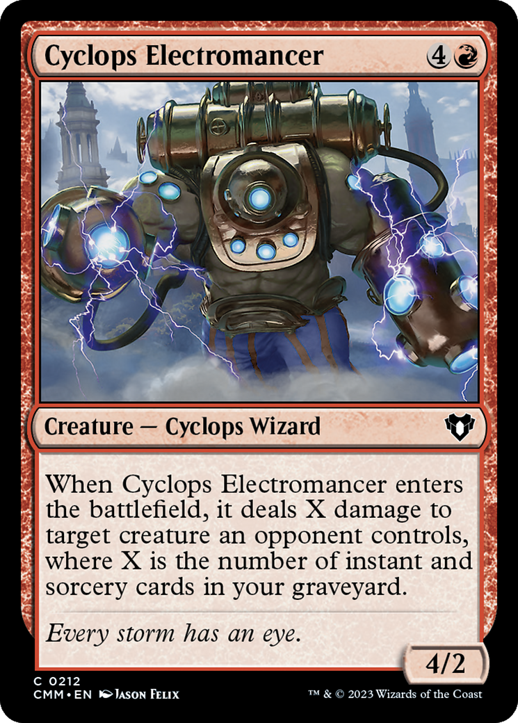 Cyclops Electromancer [Commander Masters] | Gamer Loot