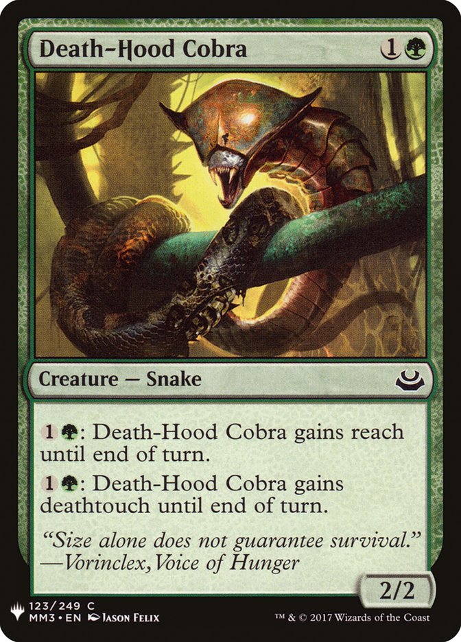 Death-Hood Cobra [Mystery Booster] | Gamer Loot