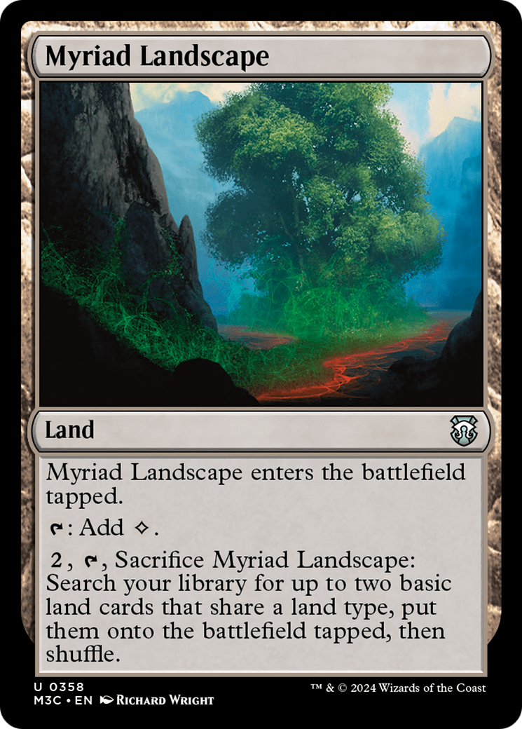 Myriad Landscape (Ripple Foil) [Modern Horizons 3 Commander] | Gamer Loot