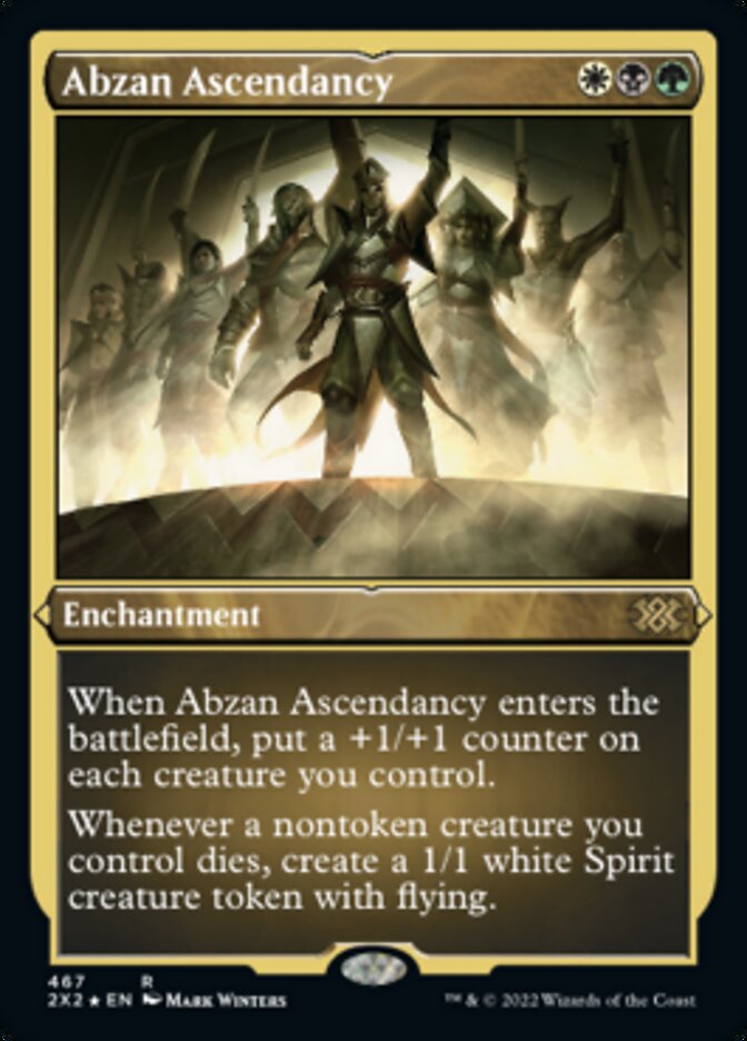 Abzan Ascendancy (Foil Etched) [Double Masters 2022] | Gamer Loot