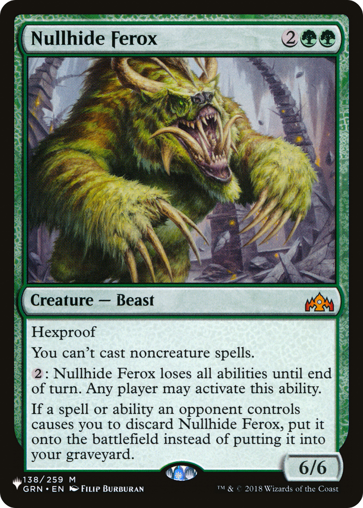 Nullhide Ferox [The List] | Gamer Loot