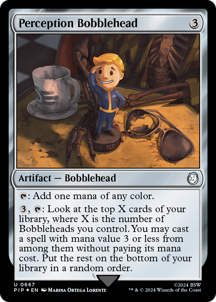 Perception Bobblehead (Surge Foil) [Fallout] | Gamer Loot