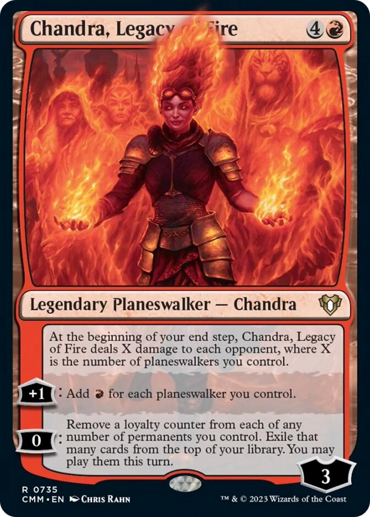 Chandra, Legacy of Fire [Commander Masters] | Gamer Loot