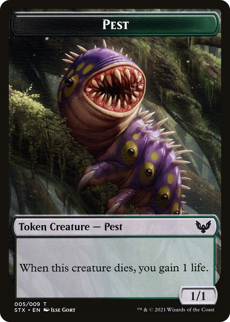 Pest // Jace, Telepath Unbound Emblem Double-Sided Token [Secret Lair: From Cute to Brute Tokens] | Gamer Loot