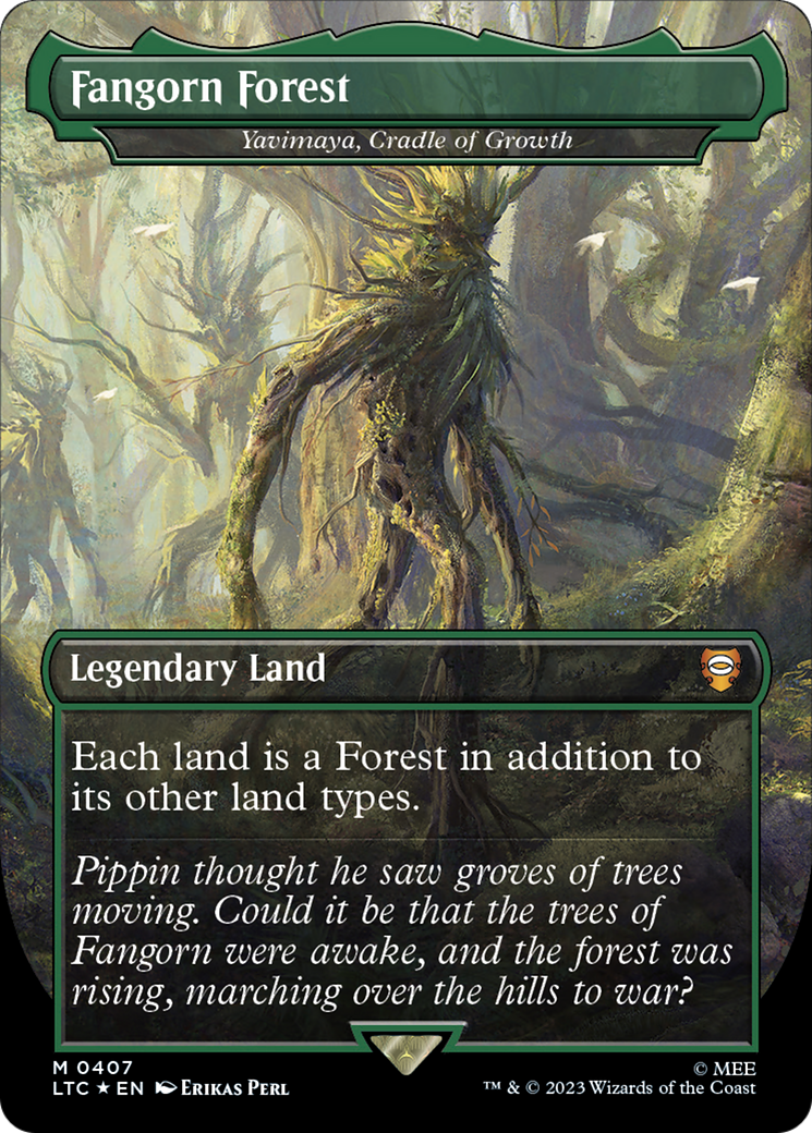 Fangorn Forest - Yavimaya, Cradle of Growth (Surge Foil Realms and Relics) [The Lord of the Rings: Tales of Middle-Earth Commander] | Gamer Loot