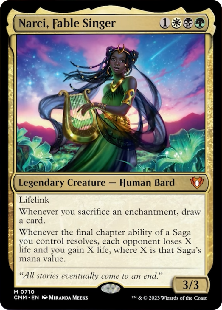 Narci, Fable Singer [Commander Masters] | Gamer Loot