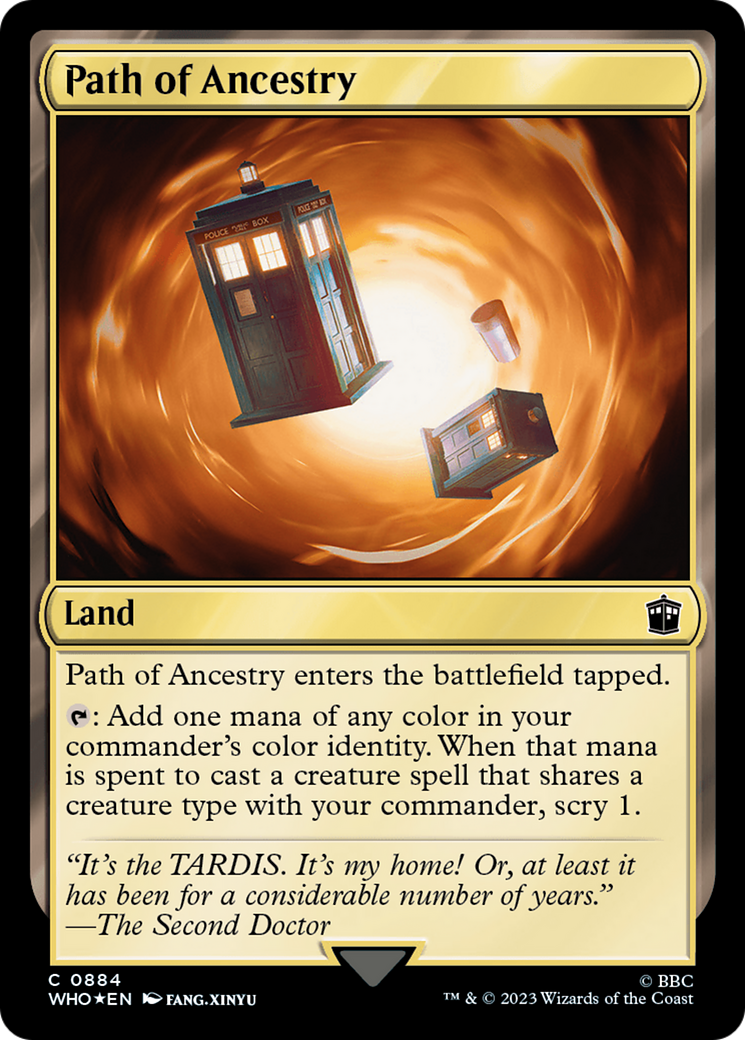 Path of Ancestry (Surge Foil) [Doctor Who] | Gamer Loot