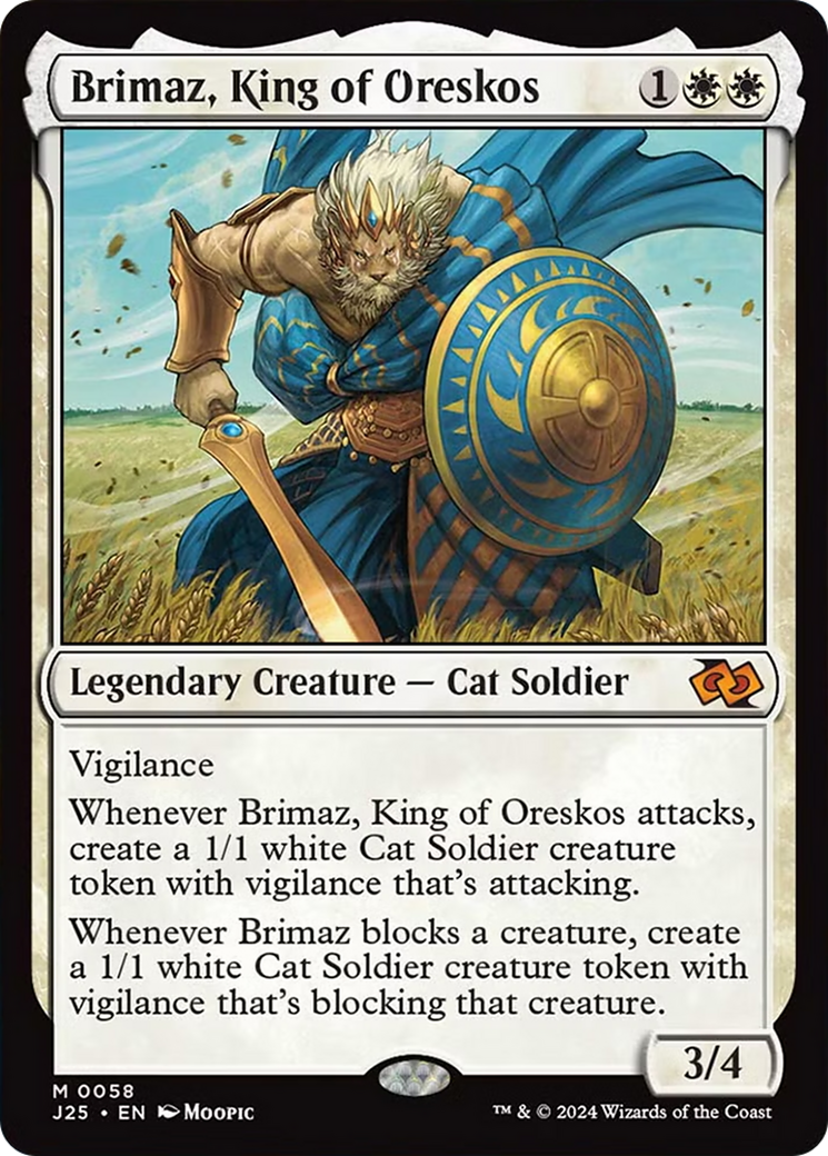 Brimaz, King of Oreskos [Foundations Jumpstart] | Gamer Loot