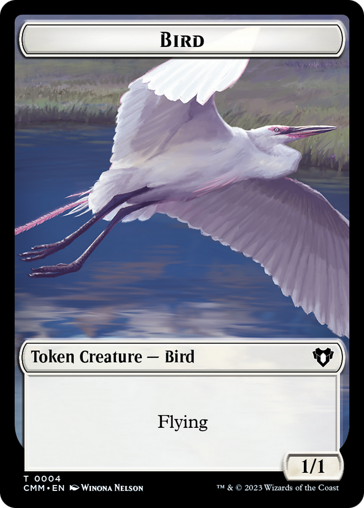 Bird Token [Commander Masters Tokens] | Gamer Loot