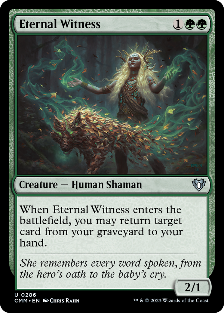 Eternal Witness [Commander Masters] | Gamer Loot