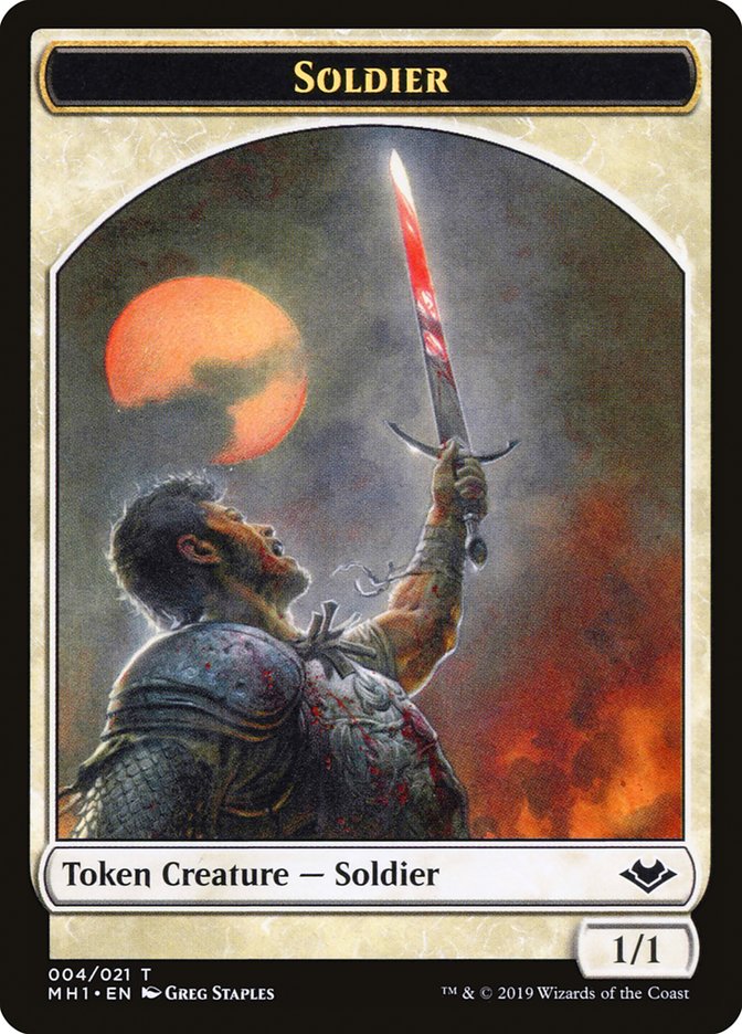 Soldier Token [Modern Horizons Tokens] | Gamer Loot