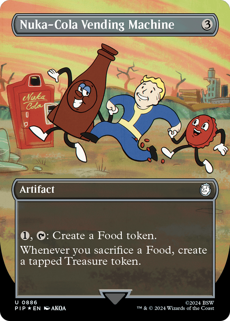Nuka-Cola Vending Machine (Borderless) (Surge Foil) [Fallout] | Gamer Loot