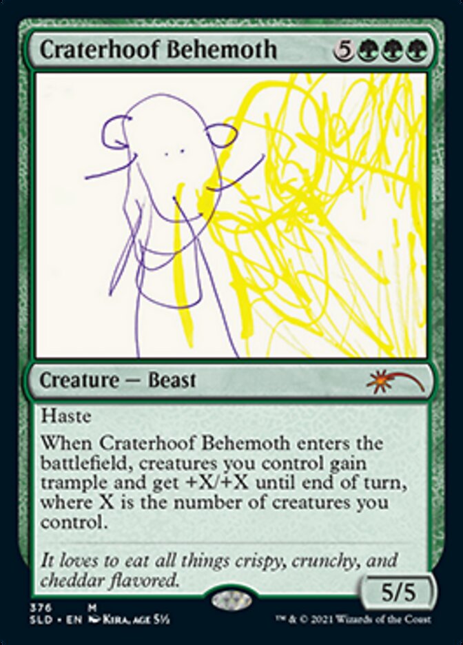 Craterhoof Behemoth (376) [Secret Lair Drop Series] | Gamer Loot