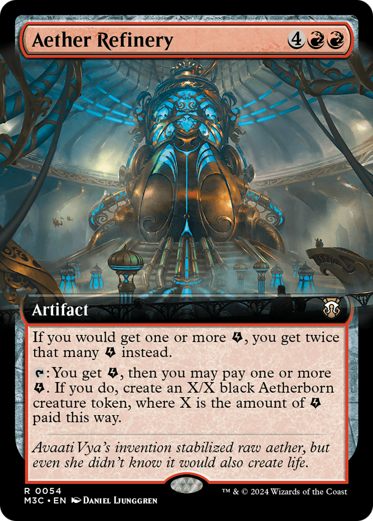 Aether Refinery (Extended Art) [Modern Horizons 3 Commander] | Gamer Loot