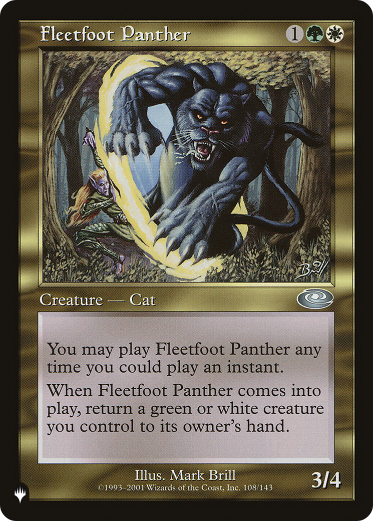 Fleetfoot Panther [The List] | Gamer Loot