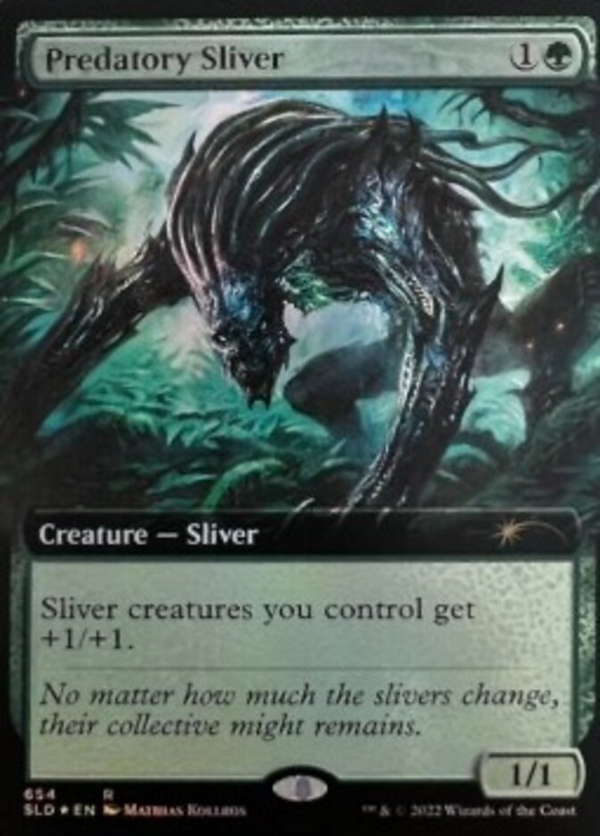 Predatory Sliver (Extended Art) [Secret Lair Drop Promos] | Gamer Loot