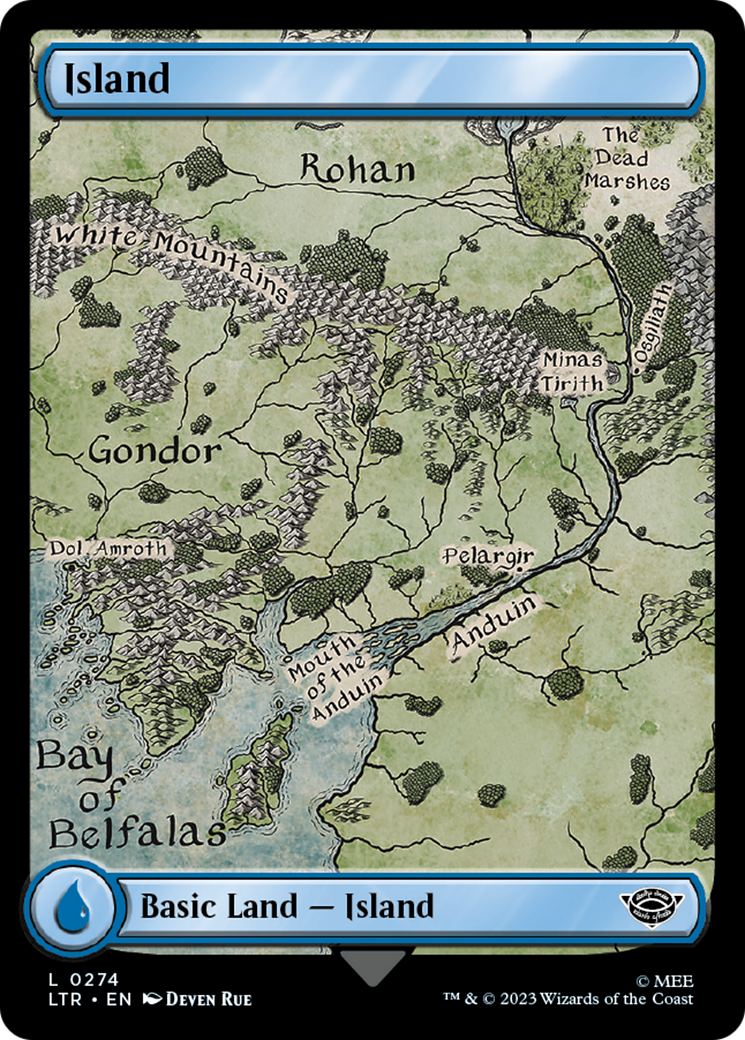 Island (274) [The Lord of the Rings: Tales of Middle-Earth] | Gamer Loot