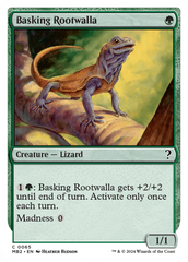 Basking Rootwalla (White Border) [Mystery Booster 2] | Gamer Loot