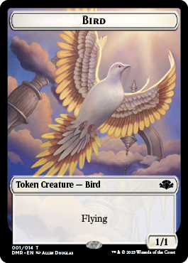 Bird Token [Dominaria Remastered Tokens] | Gamer Loot