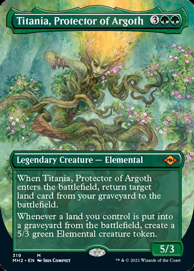 Titania, Protector of Argoth (Borderless Alternate Art) [Modern Horizons 2] | Gamer Loot